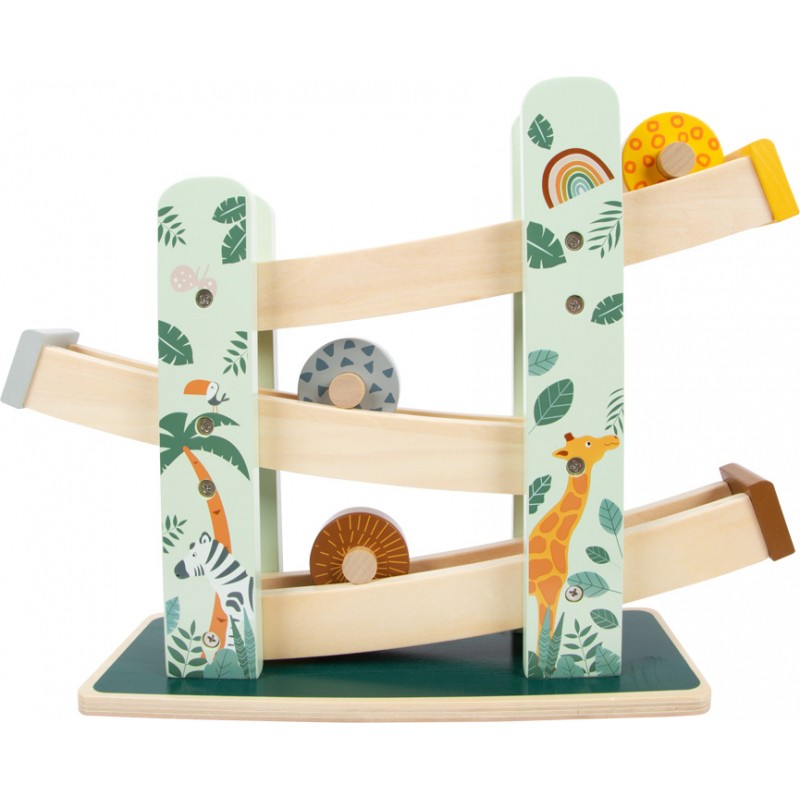 Circuit De Course En Bois Montessori Jouet Safari Pour Enfants