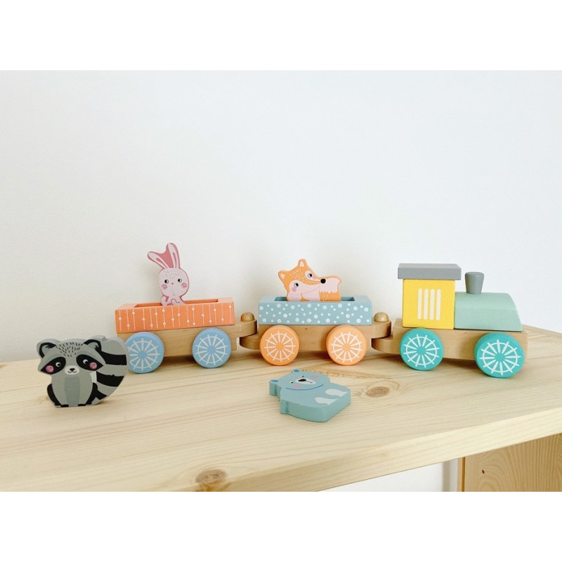 Pierres En Bois Empilables Montessori NOREO - Jeu D'Équilibre 10 Pièces - Jouet Éducatif Naturel Pour Enfants Dès 3 Ans - Développement Motricité Créativité