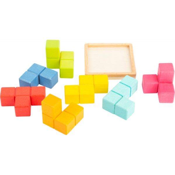 Puzzle cube 3D d'encastrements