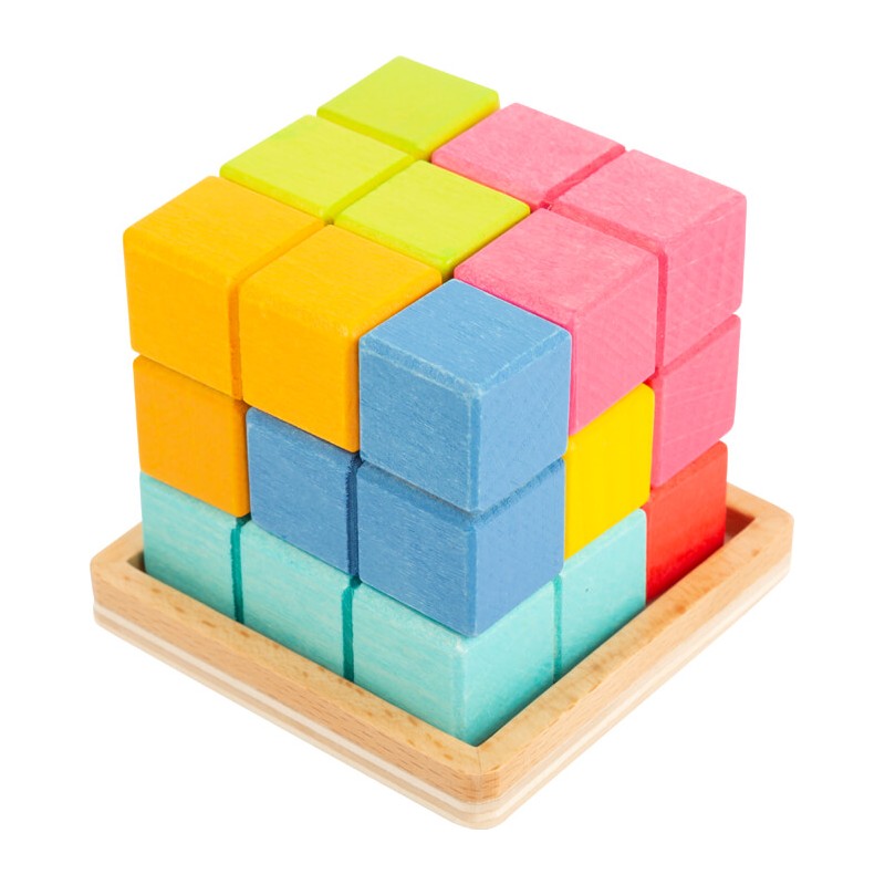 Puzzle 3d Jeux De Cerveau Puzzle 3D Puzzle Tour Cylindre Casse-tête Jeux De  Cerveau Jouets éducatifs Rotation Cubes Coulissants