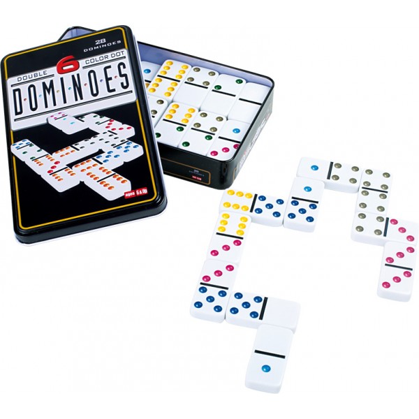Domino pour enfant - 6 couleurs