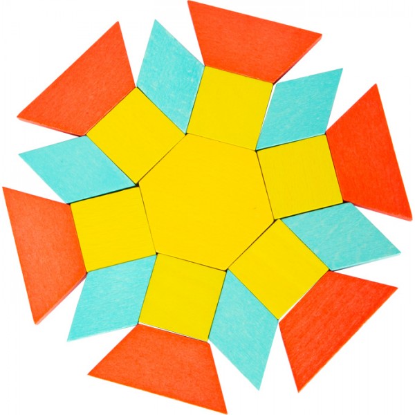 Tangram Montessori - Baril de mosaïque - Activité Créative pour Enfant