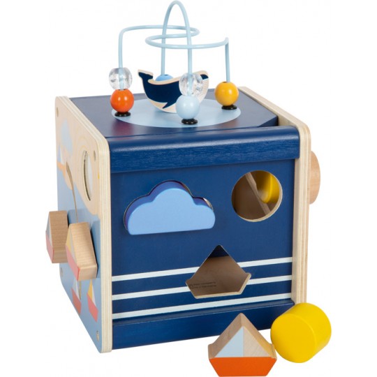 Cube d'activité Montessori en bois - Grand océan