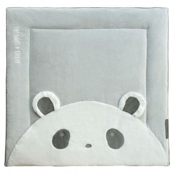 Tapis d'éveil Montessori en Tissu Doux pour Bébés - Doudou Panda