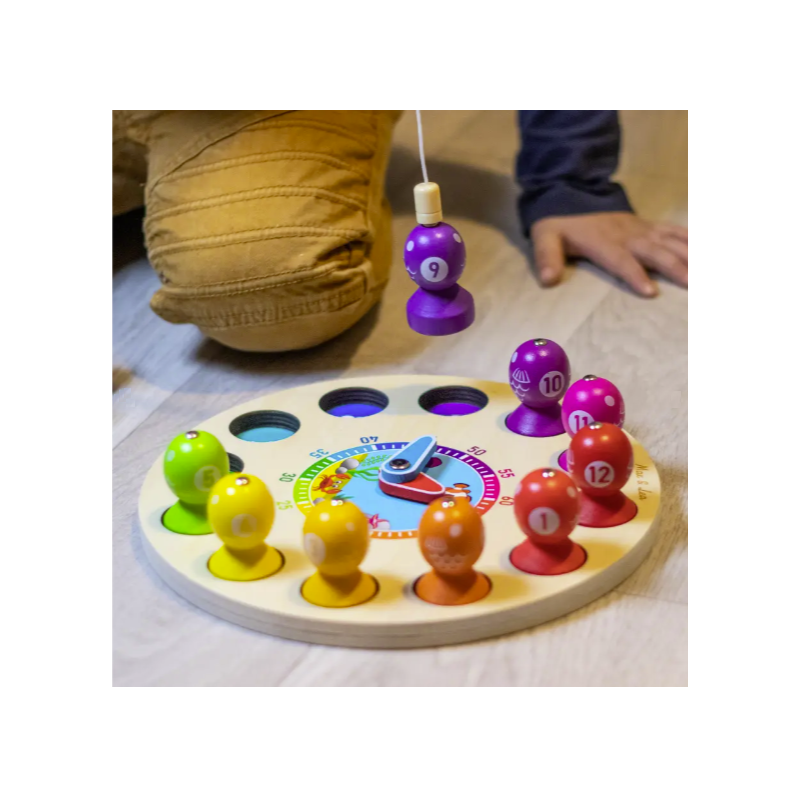 Jeu De Pêche Montessori Fozcmisw - 22 Pièces Tissu Velcro - Éducatif Pour Bébés 6 Mois-3 Ans - Cadeau Idéal