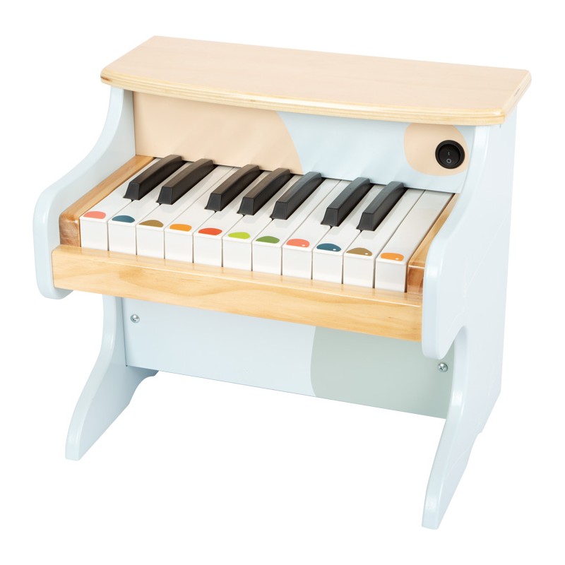 Modèle de piano, instrument de musique en bois, modèle de piano en bois  avec trépied, tabouret, pédale, cadre pour maison de poupée