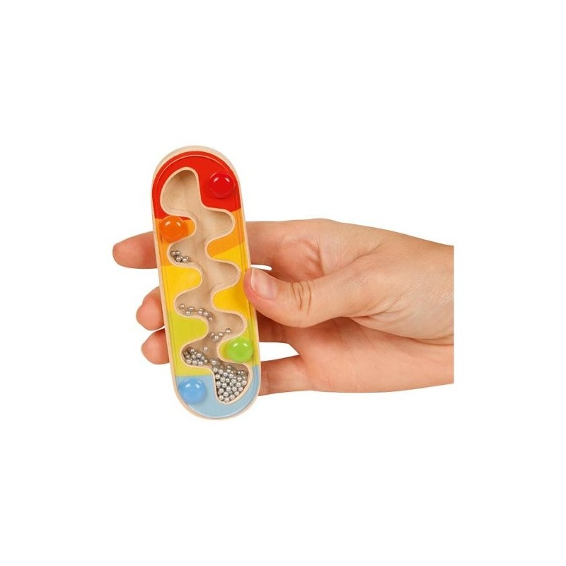 Bâton De Pluie Hape En Bois - Jouet D'Éveil Musical Pour Bébé 12+ Mois - Son Apaisant - Hochet Sensoriel