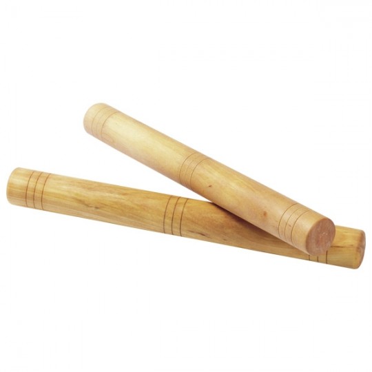 Claves en bois - Bâtons de percussion