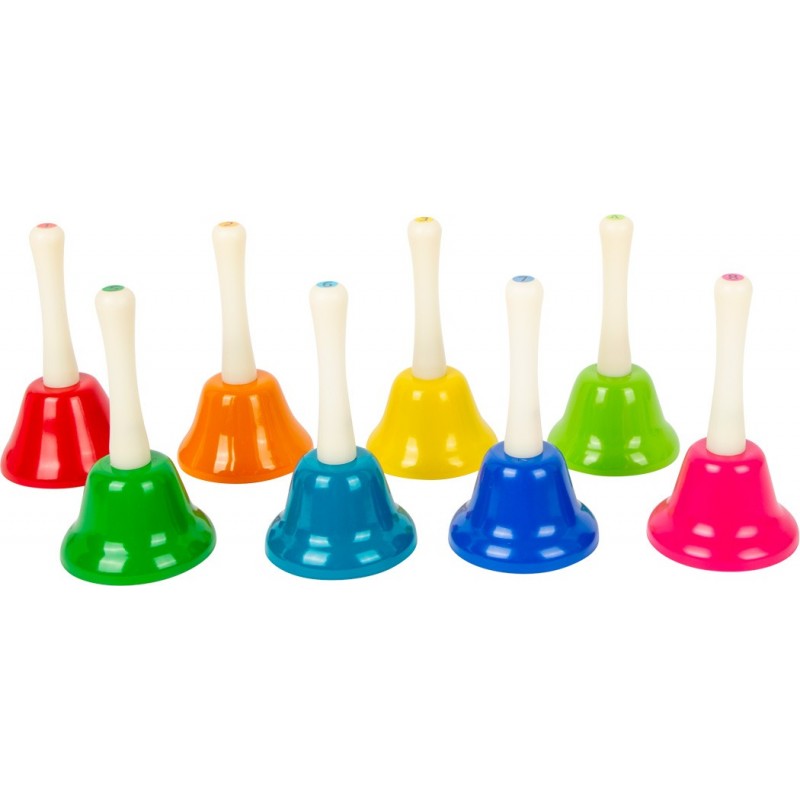 Hochet En Bois Pour Enfants Avec Cloches GICO - Instrument De Musique 26 Cm - 3850