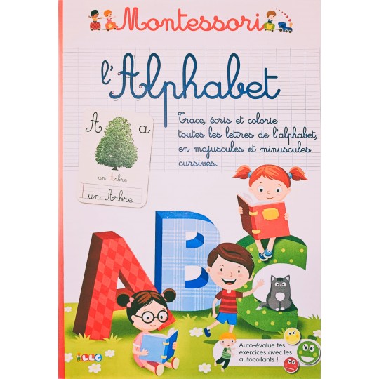 Livre éducatif pour Enfant - Apprendre l'alphabet avec Montessori
