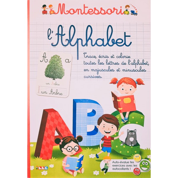 Livre éducatif pour Enfant - Apprendre l'alphabet avec Montessori