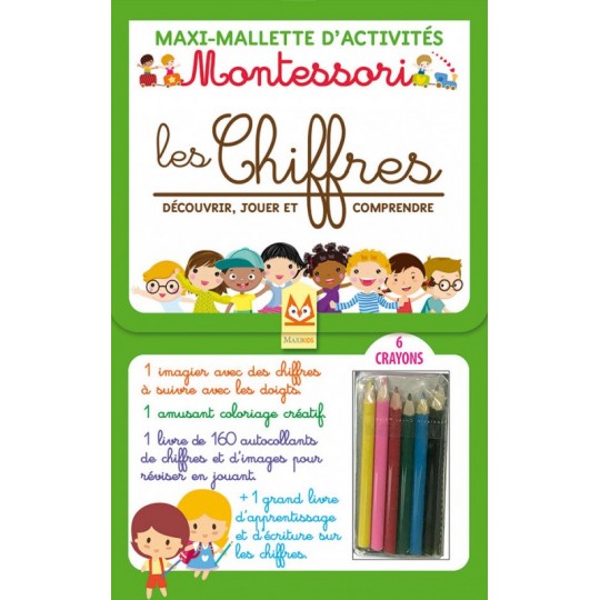 Livre éducatif Montessori - Apprendre les chiffres