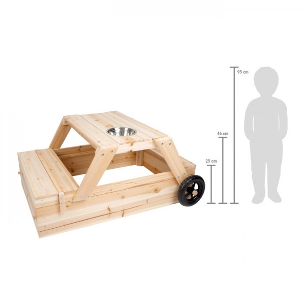 Bac à Sable pour enfant avec table de boue