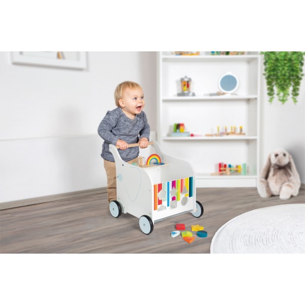 Chariot de Marche Montessori - Coffre à jouets