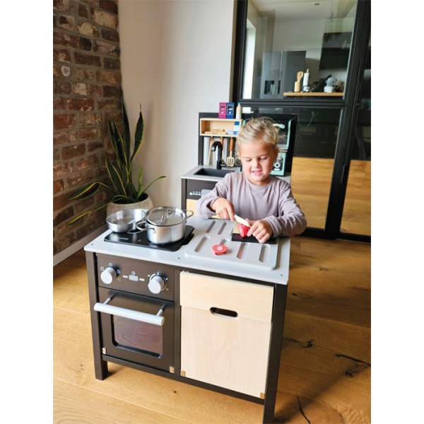 Cuisine en bois Industriel pour enfant