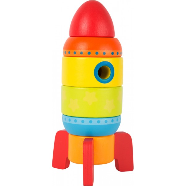 Jouet à empiler pour bébé - La fusée colorée