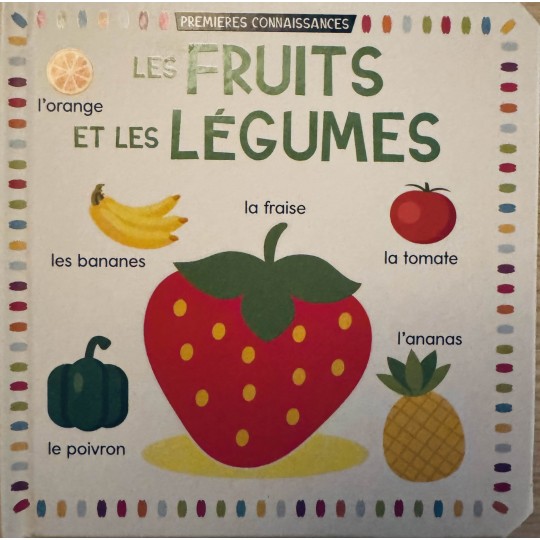 Livre cartonné pour enfant - Fruit et Légume