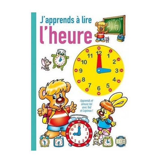 Livre éducatif - Apprendre à lire l'heure