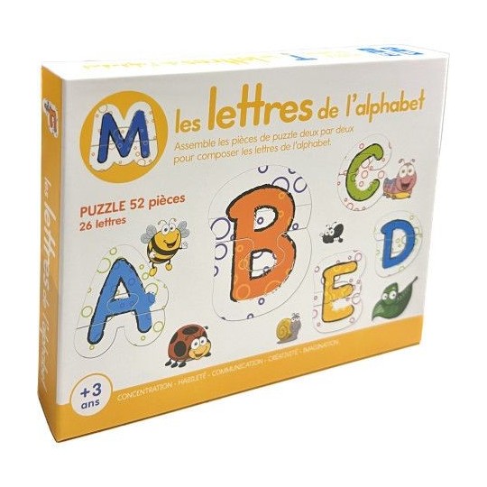 Tableau Double Face Montessori En Bois - Alphabet & Chiffres Magnétiques, Boulier, Horloge - Jouet Éducatif 3-6 Ans