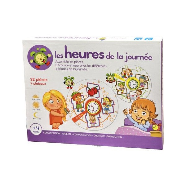 Coffret Jeu éducatif - Heures de la journée