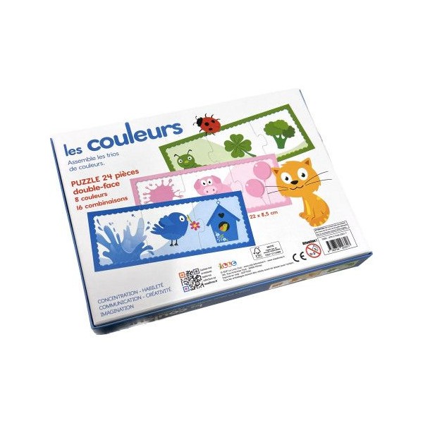 Boîte de jeu Montessori - Apprendre les couleurs