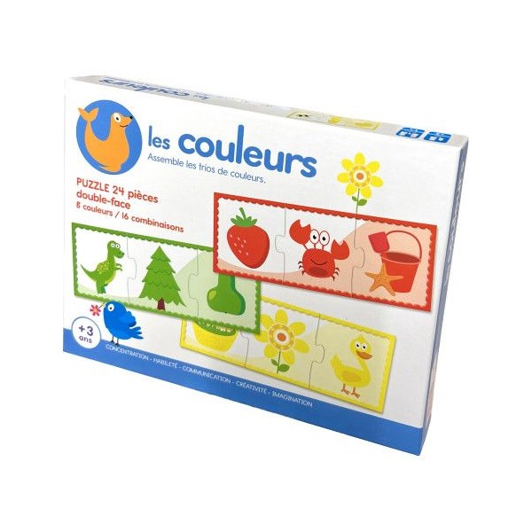 Boîte de jeu Montessori - Apprendre les couleurs