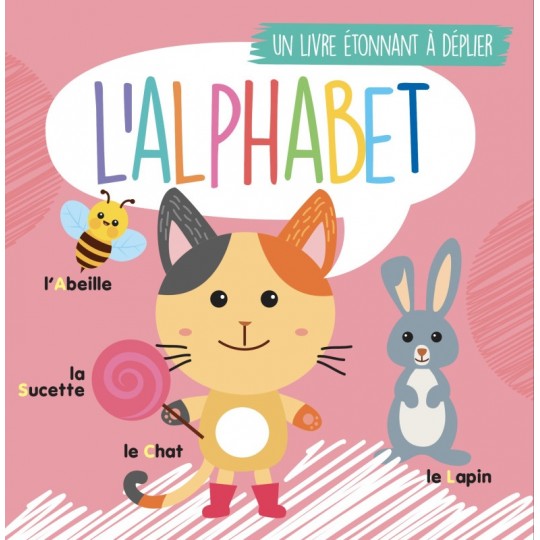 Livre d'éveil Montessori - Alphabet