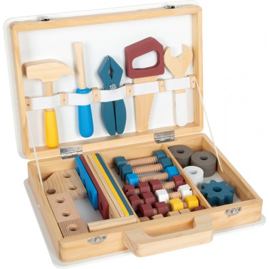 Boîte à outils Montessori en bois pour enfants