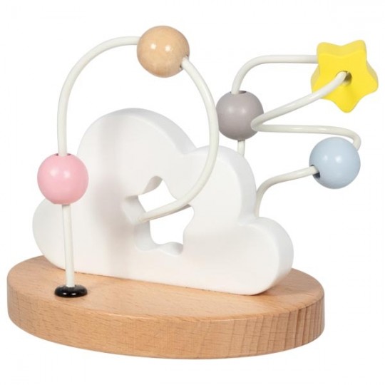 Circuit de motricité Montessori en bois - Boulier Nuage