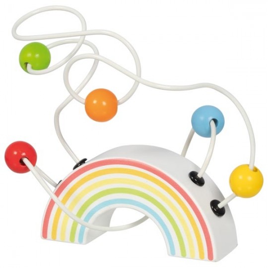 Circuit de motricité Montessori en bois - Arc en ciel