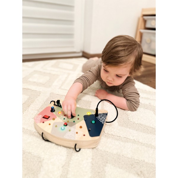 Planche de motricité Montessori - Led et Lumière