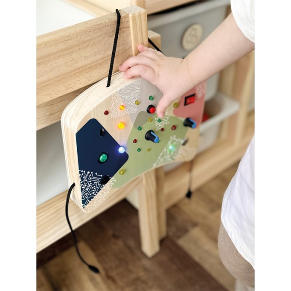 Planche de motricité Montessori - Led et Lumière