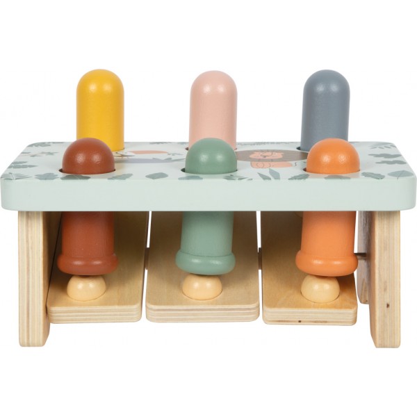 Jouet à marteler en bois - Banc de motricité