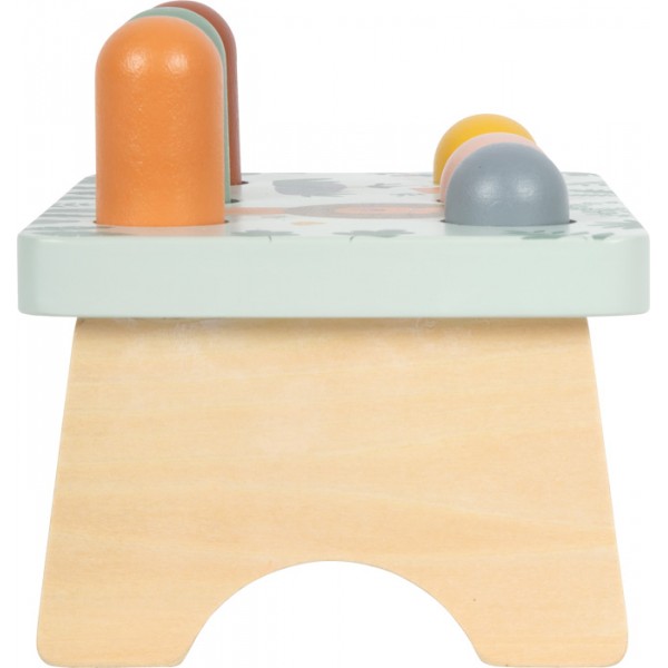 Jouet à marteler en bois - Banc de motricité