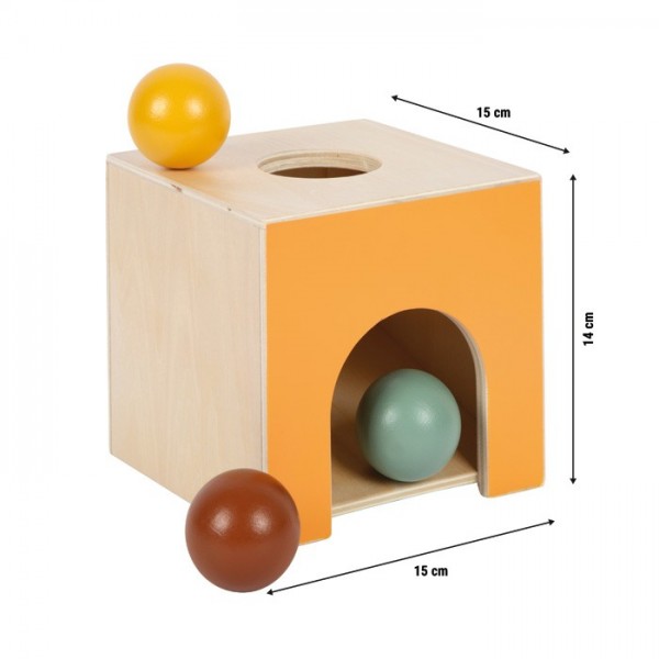 Boite à boules Montessori - Motricité fine bébé