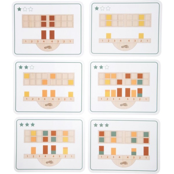 Jeu d'équilibre Montessori - Jeu de société en bois