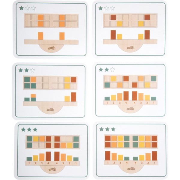 Jeu d'équilibre Montessori - Jeu de société en bois