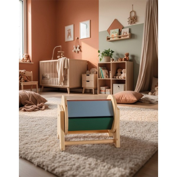 Tambour Montessori - Jouet de Motricité en bois