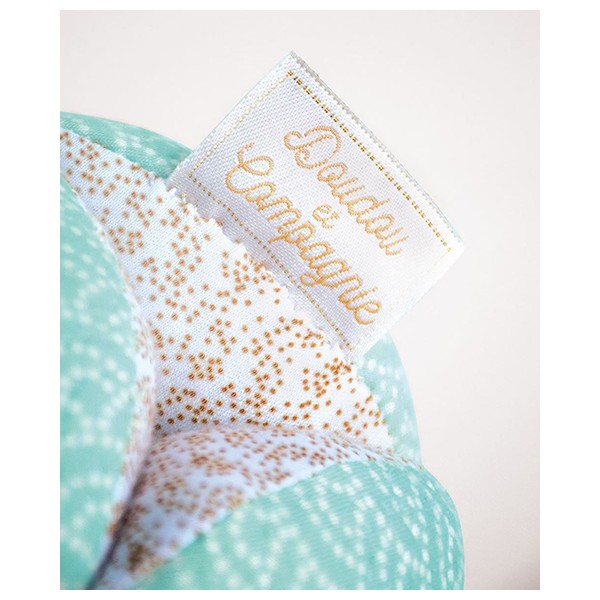 Balle sensorielle Montessori pour enfant - Tissu vert