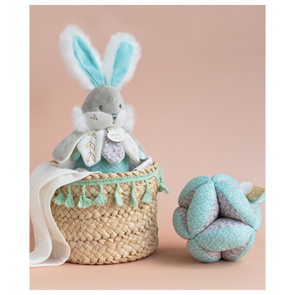 Balle sensorielle Montessori pour enfant - Tissu vert