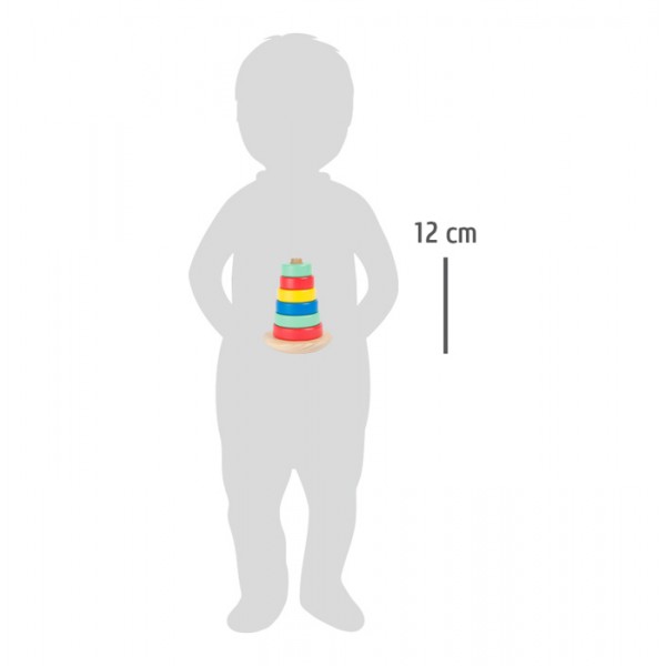 Jouet à empiler pour bébé - La tour colorée