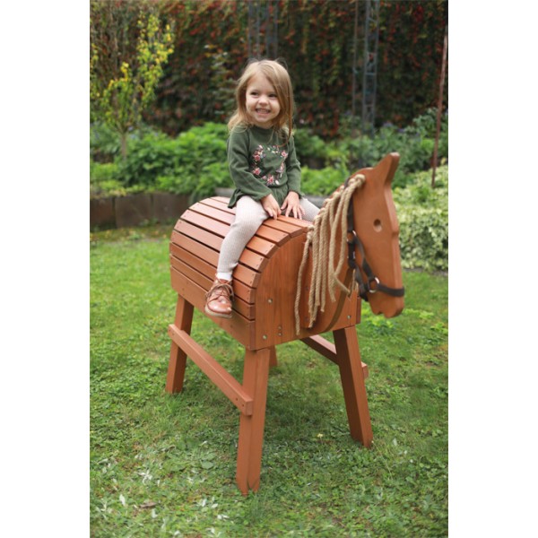Cheval d’Équitation en Bois Montessori