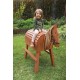 Cheval d’Équitation en Bois Montessori