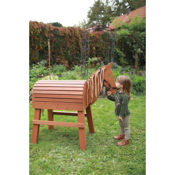 Cheval d’Équitation en Bois Montessori