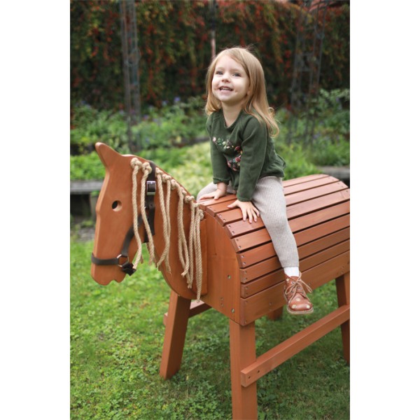 Cheval d’Équitation en Bois Montessori