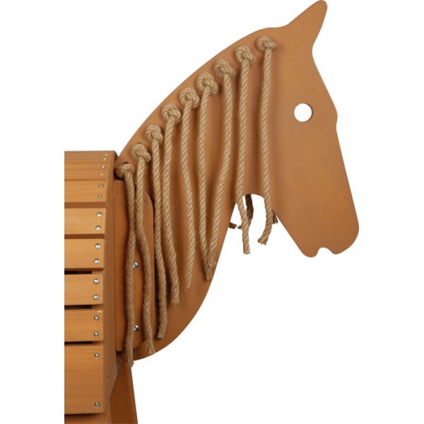 Cheval d’Équitation en Bois Montessori