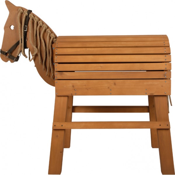 Cheval d’Équitation en Bois Montessori