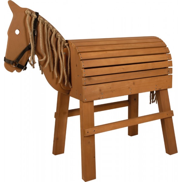 Cheval d’Équitation en Bois Montessori