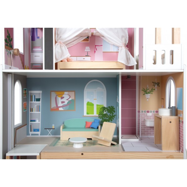 Maison de Poupée XL en Bois