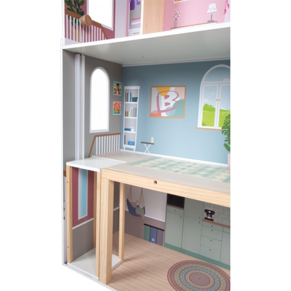 Maison de Poupée XL en Bois